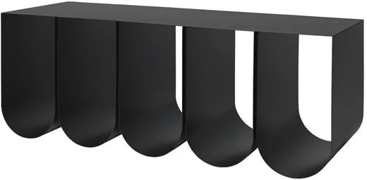 Kristina Dam Studio Curved Bænk Sort