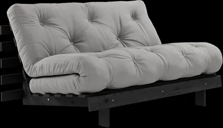 Karup Design Roots Sovesofa M. Madras 140x200 746 Dark Grey/Sort Fyrretræ