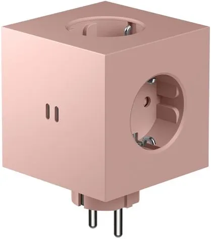 Avolt Square 2 Stikdåse Old Pink